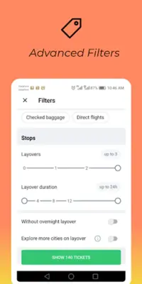 Cheap Flights &Low Cost Flight android App screenshot 1