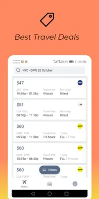 Cheap Flights &Low Cost Flight android App screenshot 4